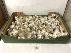 QUANTITY OF CRESTED CHINA, SOME GOSS.