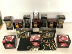 BOXED AC/DC AND ROCK'N ROLL MUGS WITH BULLET FOR MY VALENTINE BOXED DRINKING GLASSES AND MORE