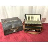 1950s ITALIAN PIANO ACCORDIAN IN CASE BY FRANCESCO.