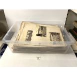 QUANTITY OF VICTORIAN MOUNTED PHOTOGRAPHS, NASSAU SWIMMING BATHS, TRAWLERS AT BRIXHAM, COUNTY