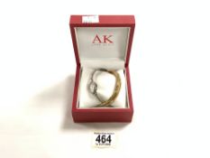 ANNE KLIEN LADIES WRISTWATCH AND BANGLE,