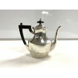 BLACK, STARR & FROST STERLING SILVER AMERICAN COFFEE POT WITH EBONY HANDLE 291 GRAMS
