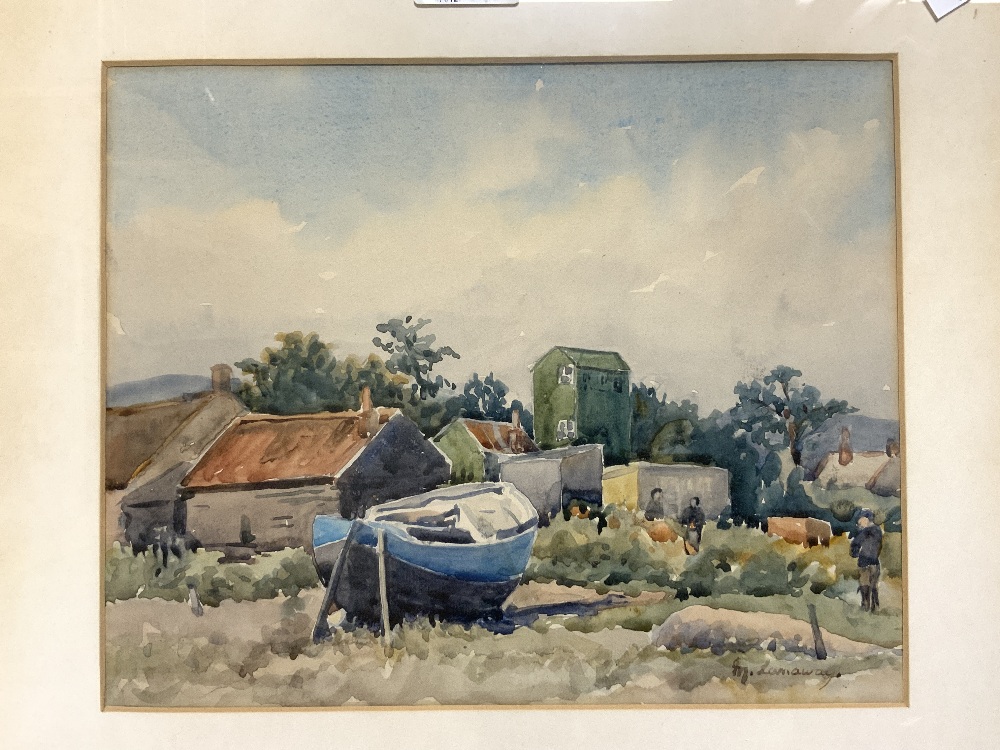 M LAMAWAY WATERCOLOUR FRAMED AND GLAZED 44.5 X 41CM - Image 2 of 4