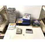 PLAY STATION 2, A QUANTITY OF GAMES AND CD ROM SEAWOLF.