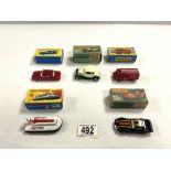 BOXED MATCHBOX 24,57,62,72,73, SUPERFAST AND 75 DIE - CAST