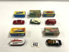 BOXED MATCHBOX 24,57,62,72,73, SUPERFAST AND 75 DIE - CAST