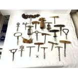 VINTAGE CORK SCREWS INCLUDING NOVELTY