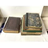 VELUM BOUND BOOK - THE LIFE OF GEORGE MORLAND, BY GEO. DAWE RA. LEATHER BOUND BOOK - NATIONAL