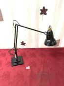 VINTAGE HERBERT TERRY TWO STEP BLACK ANGLEPOISE LAMP