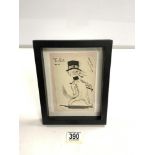 TOM CAT SIGNED LOUIS WAIN PICTURE 22.5 X 17.5CM