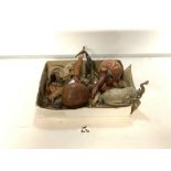 MIXED ITEMS INCLUDES MUMMIFIED RODENT, PERUVIAN FOLK ART GOURD AND MORE