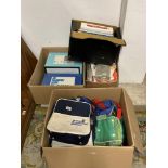 LARGE QUANTITY OF AIRLINE ITEMS BRITISH AIRWAYS TRAINING MANUALS, BRITISH CALEDONIAN FLIGHT BAGS,