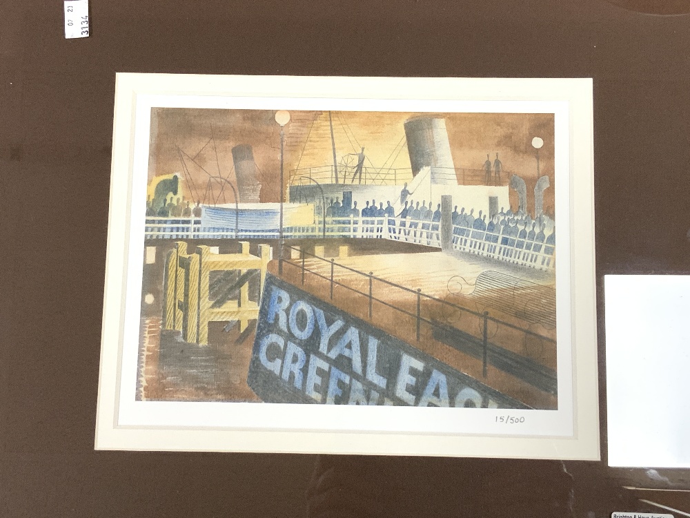 ERIC RAVILIOUS LIMITED EDITION PRINTS BY ( MAINSTONE PRESS ) 15/16 / 500 44 X 55CM - Image 2 of 6