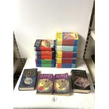 14 HARRY POTTER HARD BACK BOOKS.