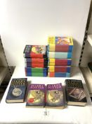 14 HARRY POTTER HARD BACK BOOKS.