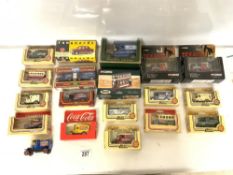 MIXED-BOXED DIE-CAST VEHICLES INCLUDES CORGI, VANGUARD AND MORE