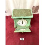 ANTIQUE BELMONT GREEN METAL SCALES