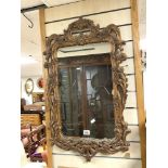 ORNATE GILDED WALL MIRROR 92 X 54CM