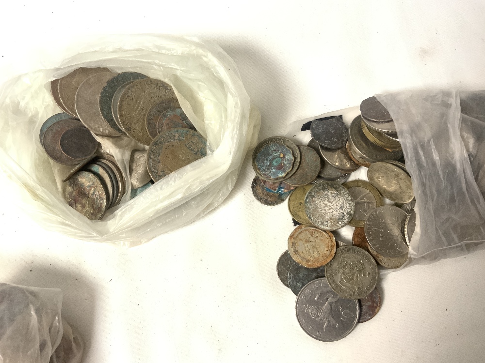 LARGE QUANTITY OF USED COINAGE SOME SILVER CONTENT - Image 6 of 6