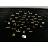 QUANTITY OF MIXED BRASS TITLES MILITARY AND MORE