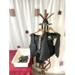 BDSM LEATHER ITEMS JACKETS, CHOKERS AND MORE