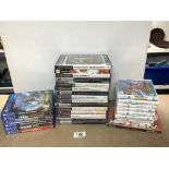 QUANTITY OF VIDEO GAMES - PLAYSTATION 2, NINTENDO DS AND MORE.