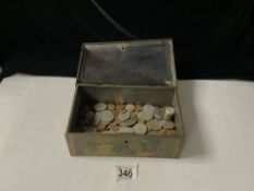 QUANTITY OF USED COINAGE SOME WITH SILVER CONTENT