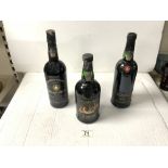 A 1988 BOTTLE OF TAYLORS VINTAGE PORT, 1991 BOTTLE DELAFORCE LATE BOTTLED VINTAGE PORT, BOTTLE OF