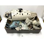 STAR WARS REBEL TRANSPORT VEHICLE, A TIE FIGHTER, AND MORE.