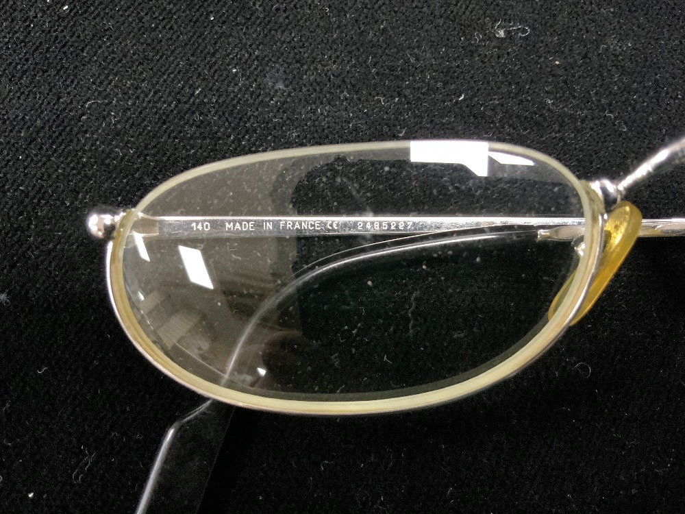 A PAIR OF CARTIER FRAMED GLASSES; IN CASE. - Image 4 of 6