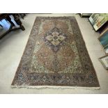 LARGE WOOL CARPET / RUG 210 X 314CM