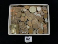 LARGE QUANTITY OF USED COINAGE
