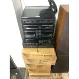 KENWOOD STEREO SEPARATES- P-5X,T-7LX,X-5WX,A-5X AND DP-2050 DVD PLAYER