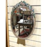 VINTAGE BARBOLA MIRROR 56 X 38CM