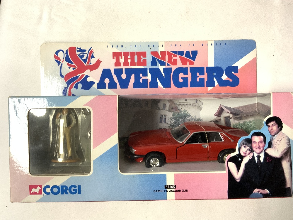 FOUR BOXED CORGI CAR SETS - RETURN OF THE SAINT, THE NEW AVENGERS, DUKES OF HAZARD AND THE - Image 2 of 5