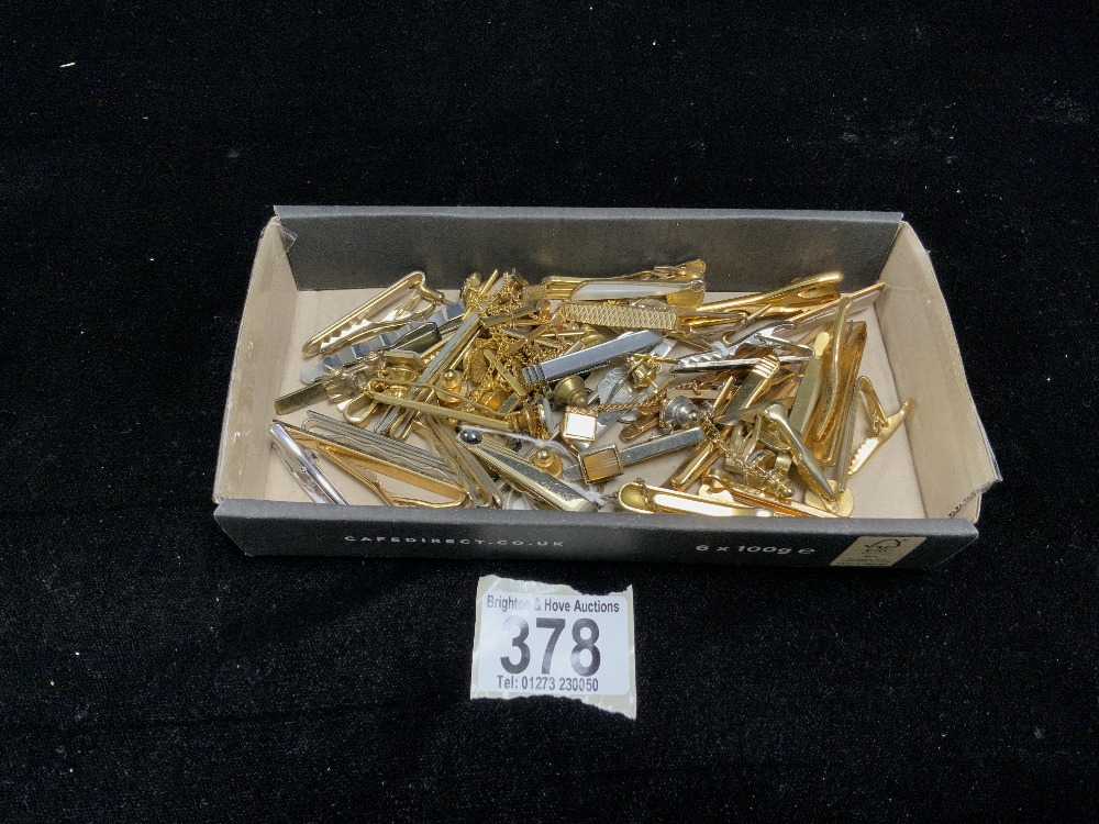 QUANTITY OF GOLD PLATED TIE CLIPS.