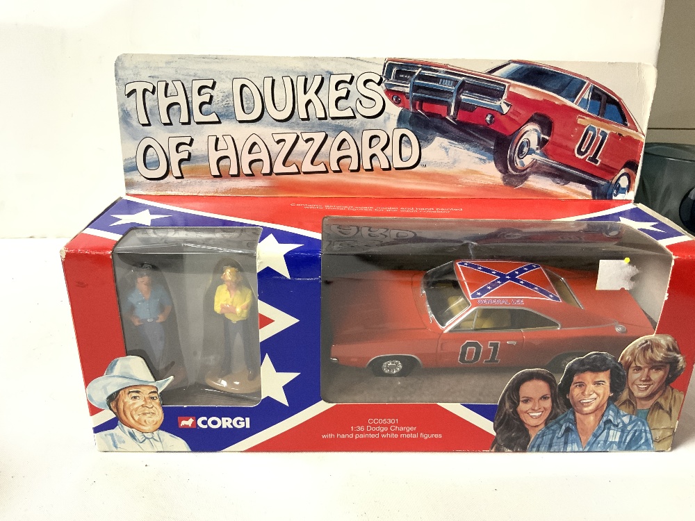 FOUR BOXED CORGI CAR SETS - RETURN OF THE SAINT, THE NEW AVENGERS, DUKES OF HAZARD AND THE - Image 5 of 5