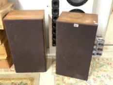 PAIR OF TANNOY SPEAKERS DUAL CONCENTRIC INTEGRATED LOUDSPEAKER SYSTEM T185 RATING 60W