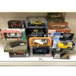 CLASSIC CORGI CARS IN BOXES, VANGUARDS BOXED TOY CARS, , MATCHBOX MODELS OF YESTERYEAR AND OTHERS.