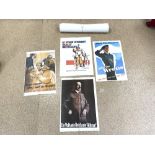 QUANTITY OF REPRODUCTION WAR PROPOGANDA POSTERS, HARRIER JET POSTER AND MORE.