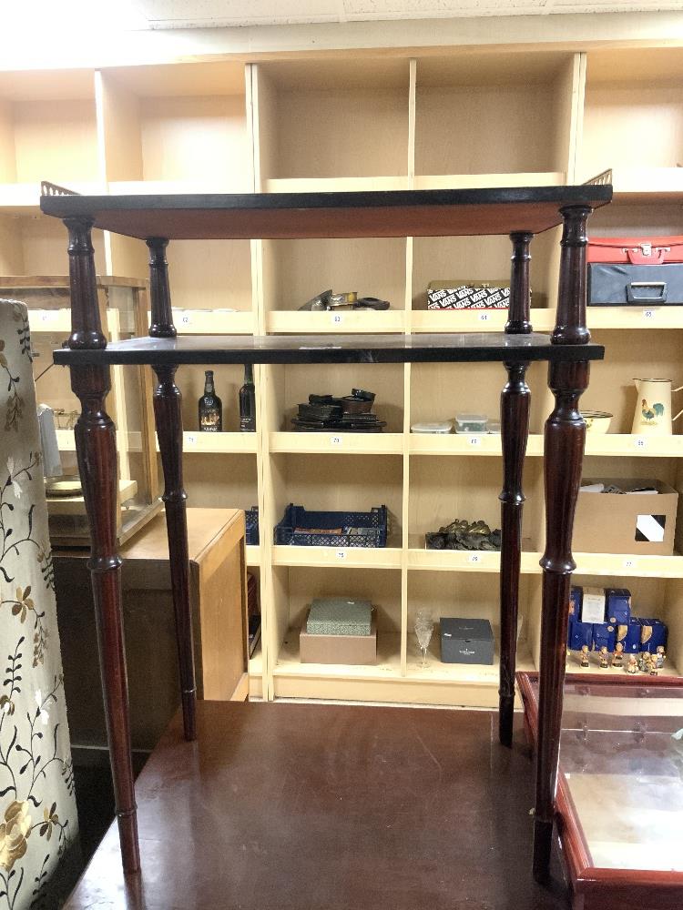A TWO TIER REPRODUCTION TELEPHONE TABLE. - Image 2 of 3
