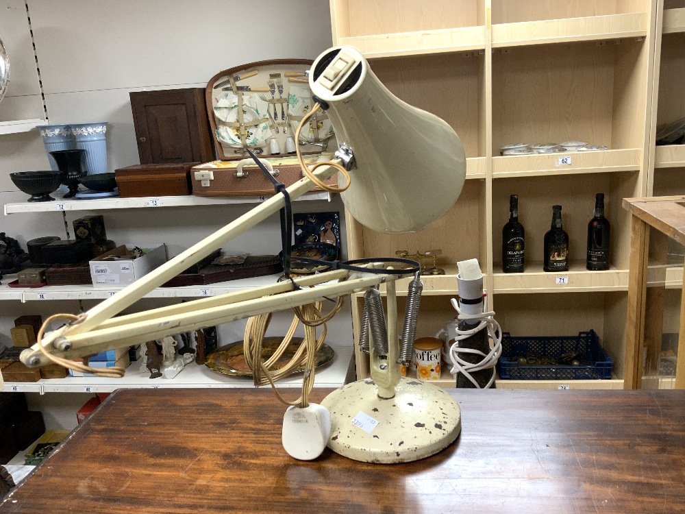 A VINTAGE HERBERT TERRY & SONS ANGLE POISE LAMP. - Image 3 of 3