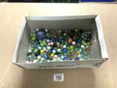 A COLLECTION OF MARBLES.