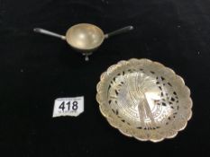 TWO CONTINENTAL SILVER PIECES. TOTAL WEIGHT; 116 GRAMS.