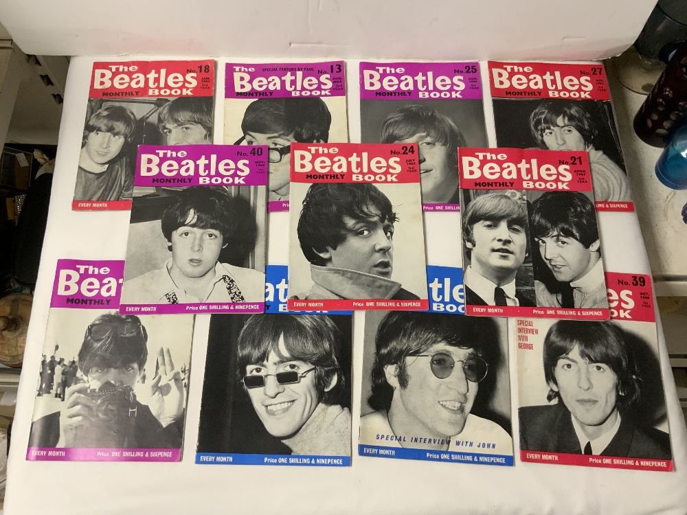 THE BEATLES BOOK - 12 MONTHLY EDITIONS FROM 1964/5/6, ELVIS MONTHLY SOUVENIR ISSUE AND FOOTBALL - Image 2 of 5
