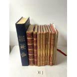 TWO LEATHER BOUND VOLS - SEIGE OF SEBASTOPOL 1859, 6 VOLS OF THE WAR WITH RUSSIA AND ILLUSTRATED