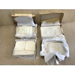 QUANTITY OF FRENCH LINEN; INCLUDES EMBROIDERED TABLE CLOTHS AND PLACE MATS.