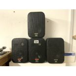 TWO PAIRS OF JBL CONTROL 1 EXTREME AND CONTROL 1G SPEAKERS