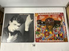ALBUMS/LPS HEROES BY DAVID BOWIE AND COMBAT ZONE BY PRINCE CHARLES AND THE CITY BEAT BAND