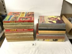 A COLLECTION OF 1950s LION ANNUALS AND OTHERS.